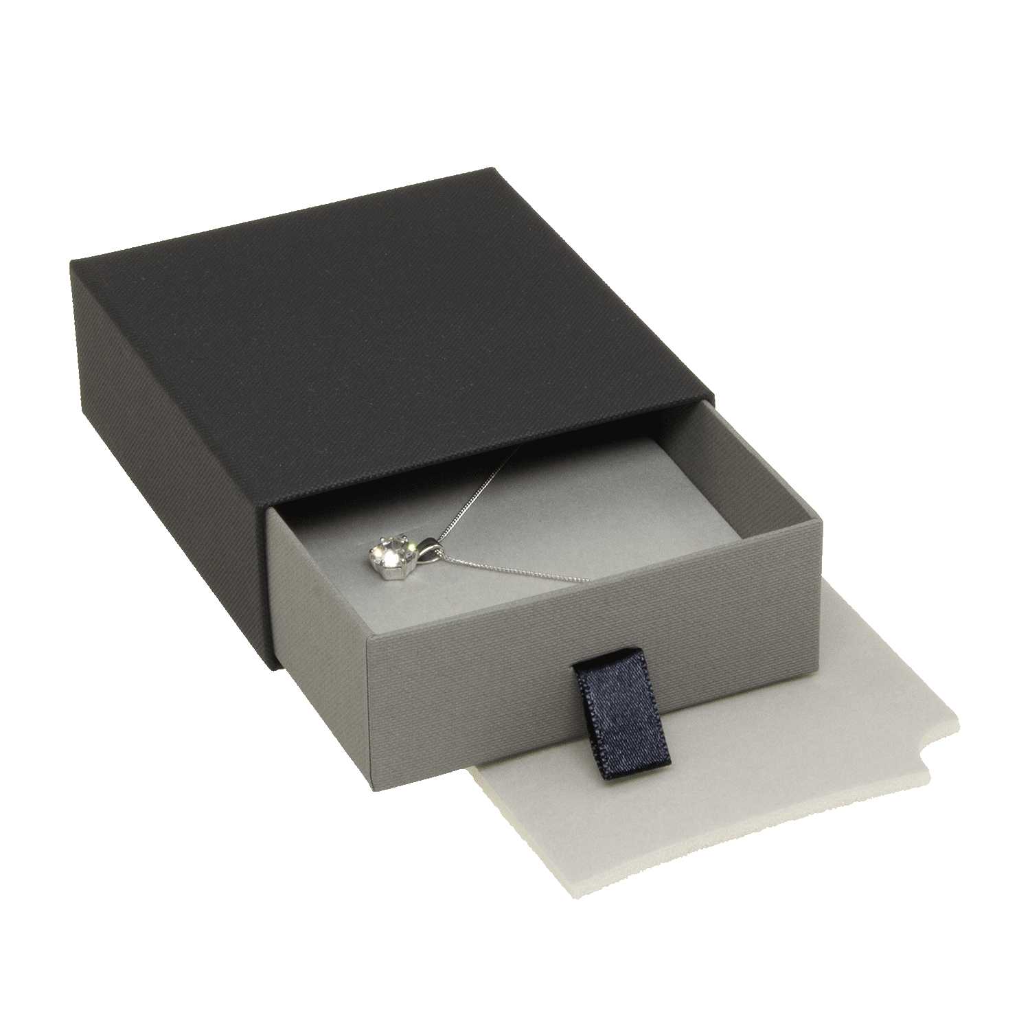 Schuberboxen aus Karton für Kettenanhänger - Ohrringe - Set