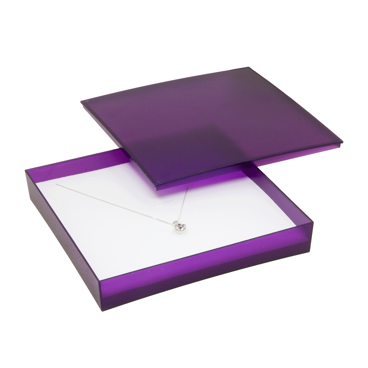 Schmuckschachteln aus Kunststoff für Halsketten - Colliers