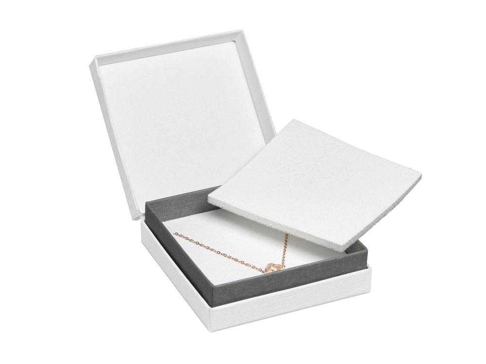 Boîtes à bijoux en carton avec charnière pour pendentifs - boucles d'oreilles - set Boîtes à bijoux en carton avec charnière pour pendentifs - boucles d'oreilles - set