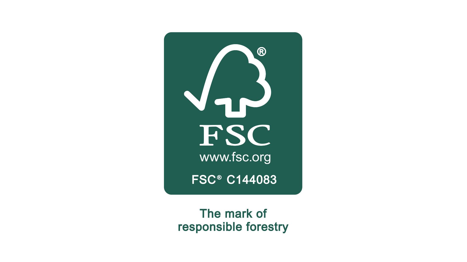 Certifié FSC®. Boîtes en carton responsables. Certifié FSC®. Boîtes en carton responsables.