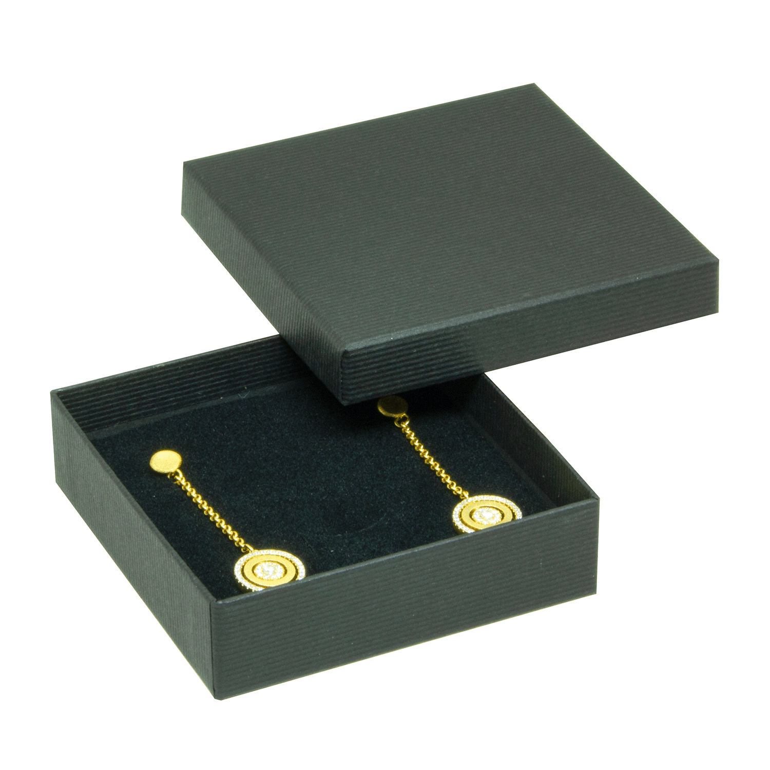 Schmuckschachteln aus Karton für Kettenanhänger - Ohrringe - Set Schmuckschachteln aus Karton für Kettenanhänger - Ohrringe - Set