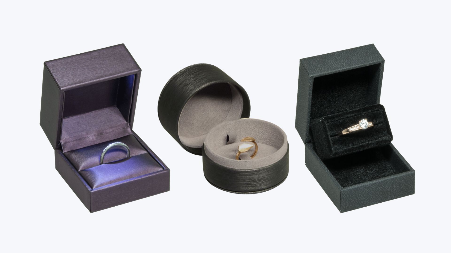 Nos Ecrins pour bijoux destinés aux bagues de fiançailles