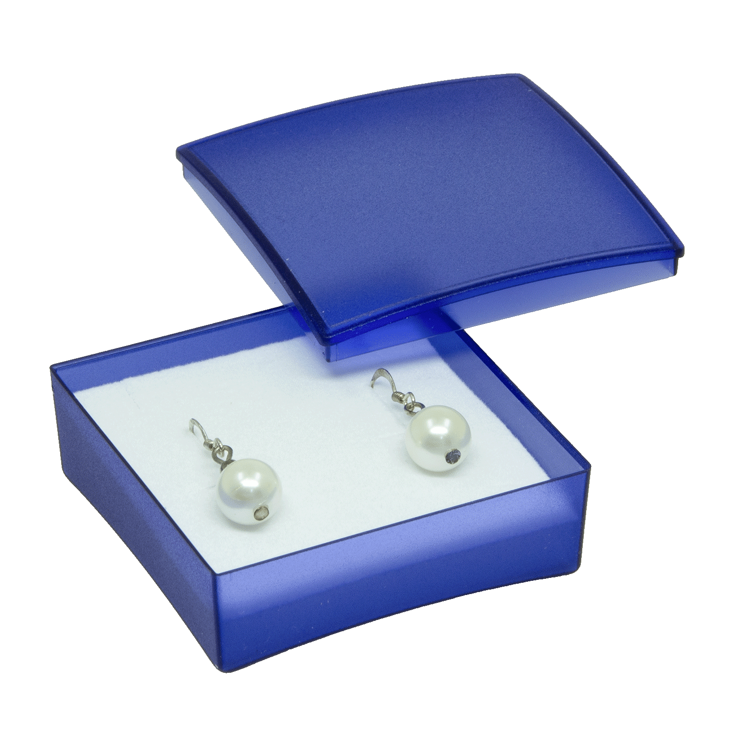 Boîtes plastiques pour pendentifs - boucles d'oreilles