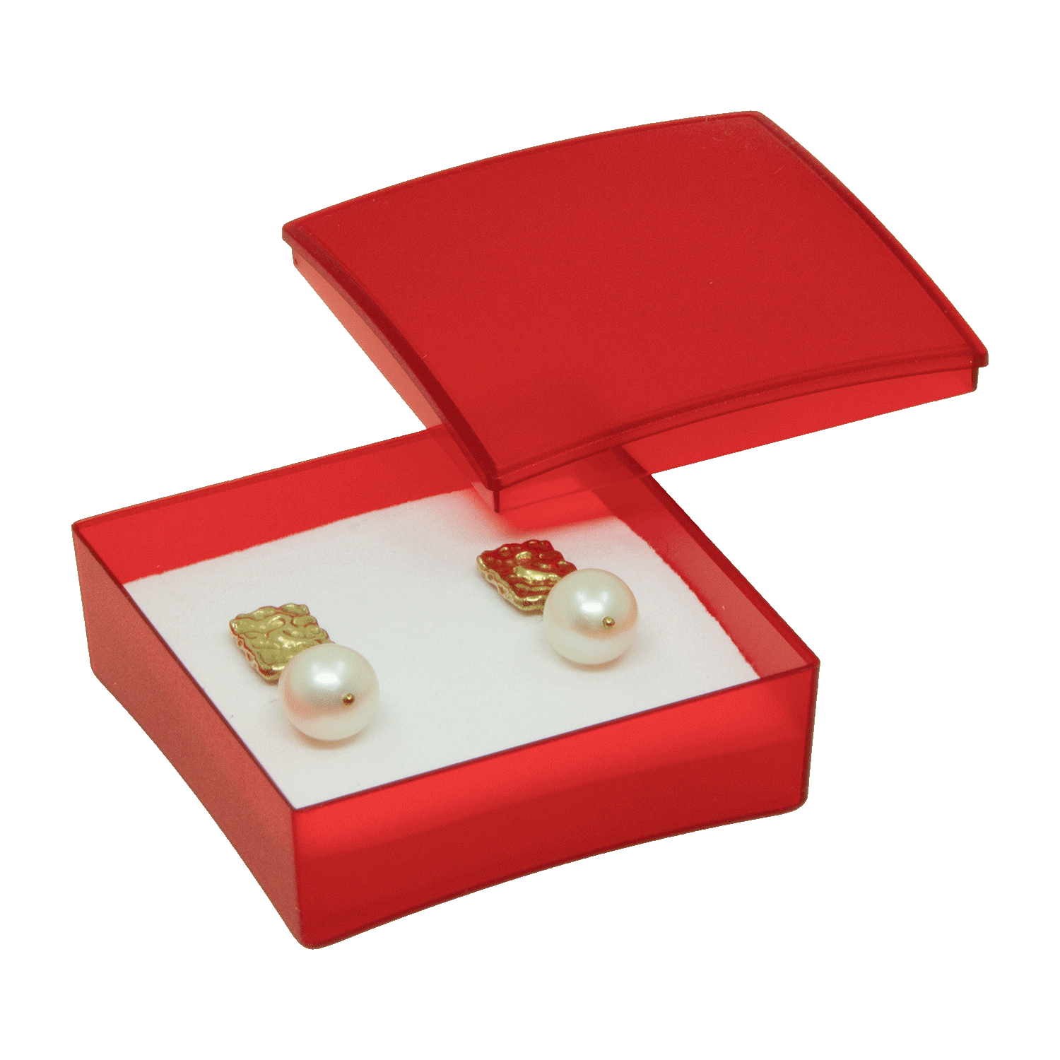 Boîtes plastiques pour pendentifs - boucles d'oreilles