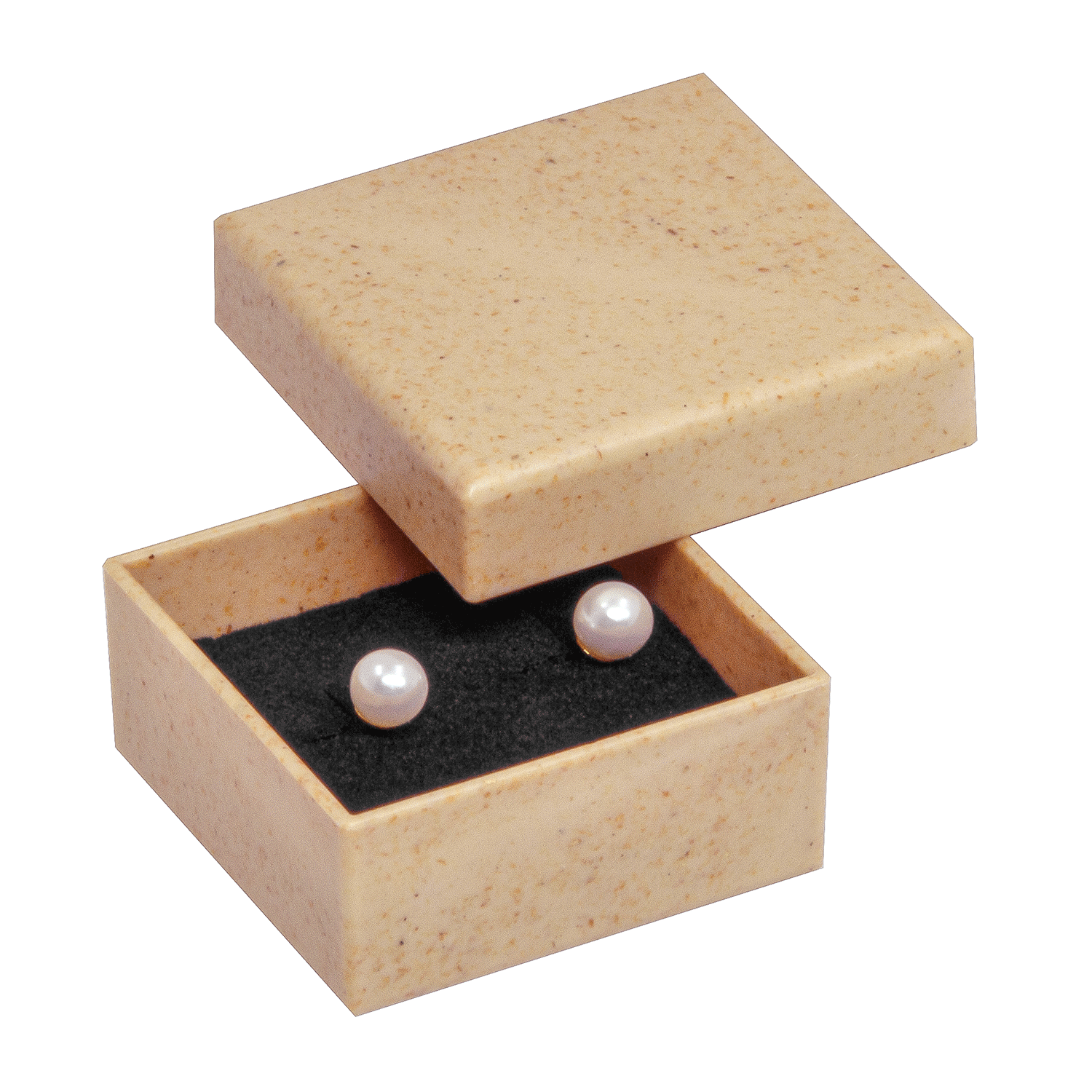 Boîtes plastiques bio pour boucles d'oreilles