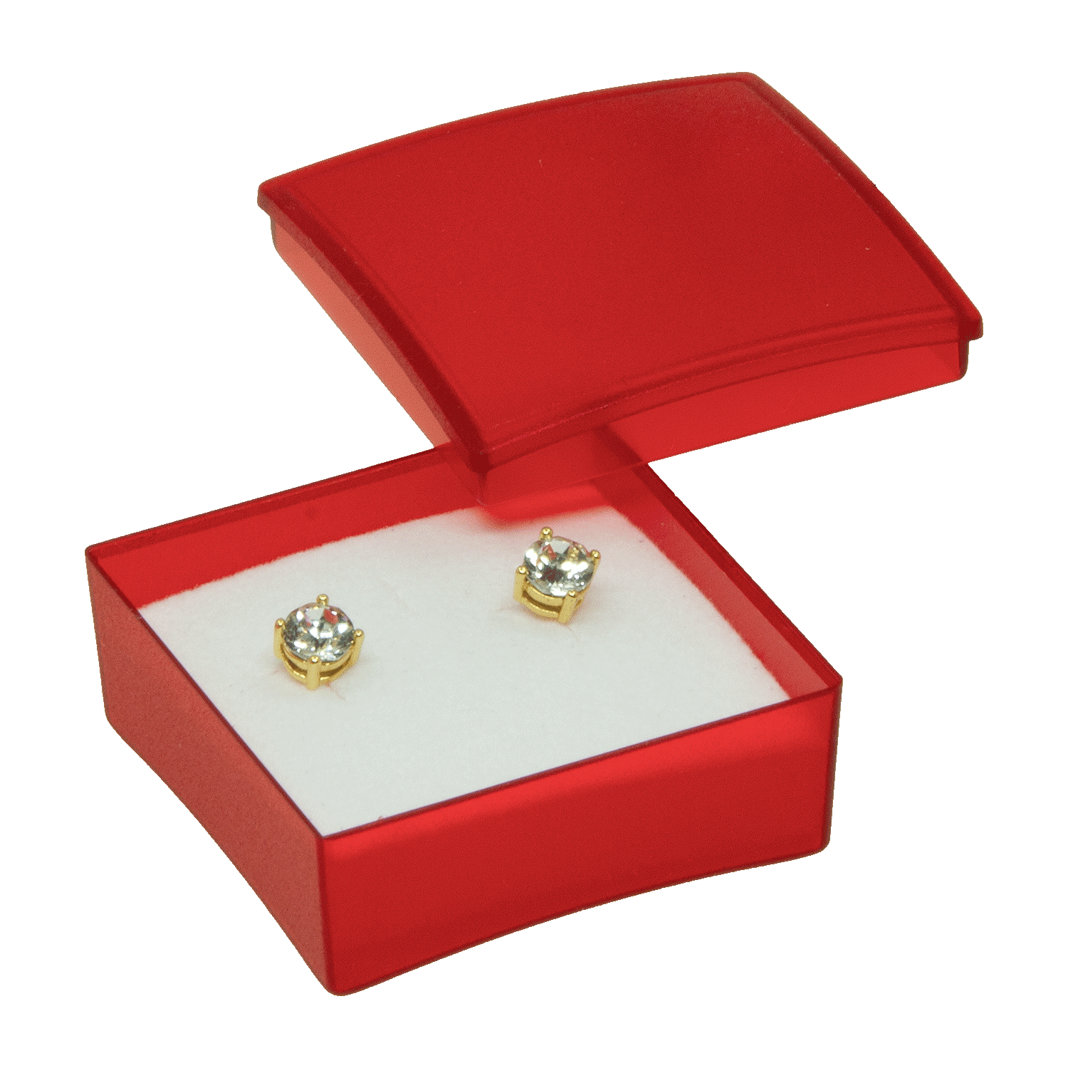 Boîtes plastiques pour boucles d'oreilles