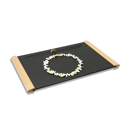 Schmuck-Vorlagetabletts mit zusätzlicher Ringleiste