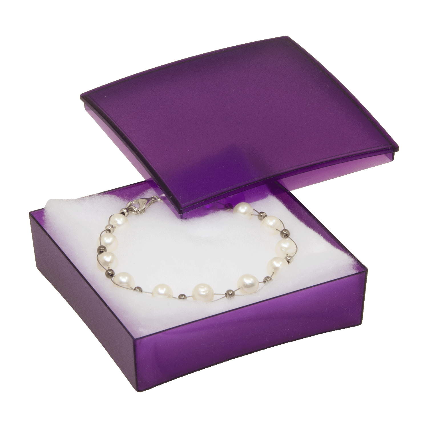 Schmuckschachteln aus Kunststoff für Kettenanhänger - Ohrringe - Set