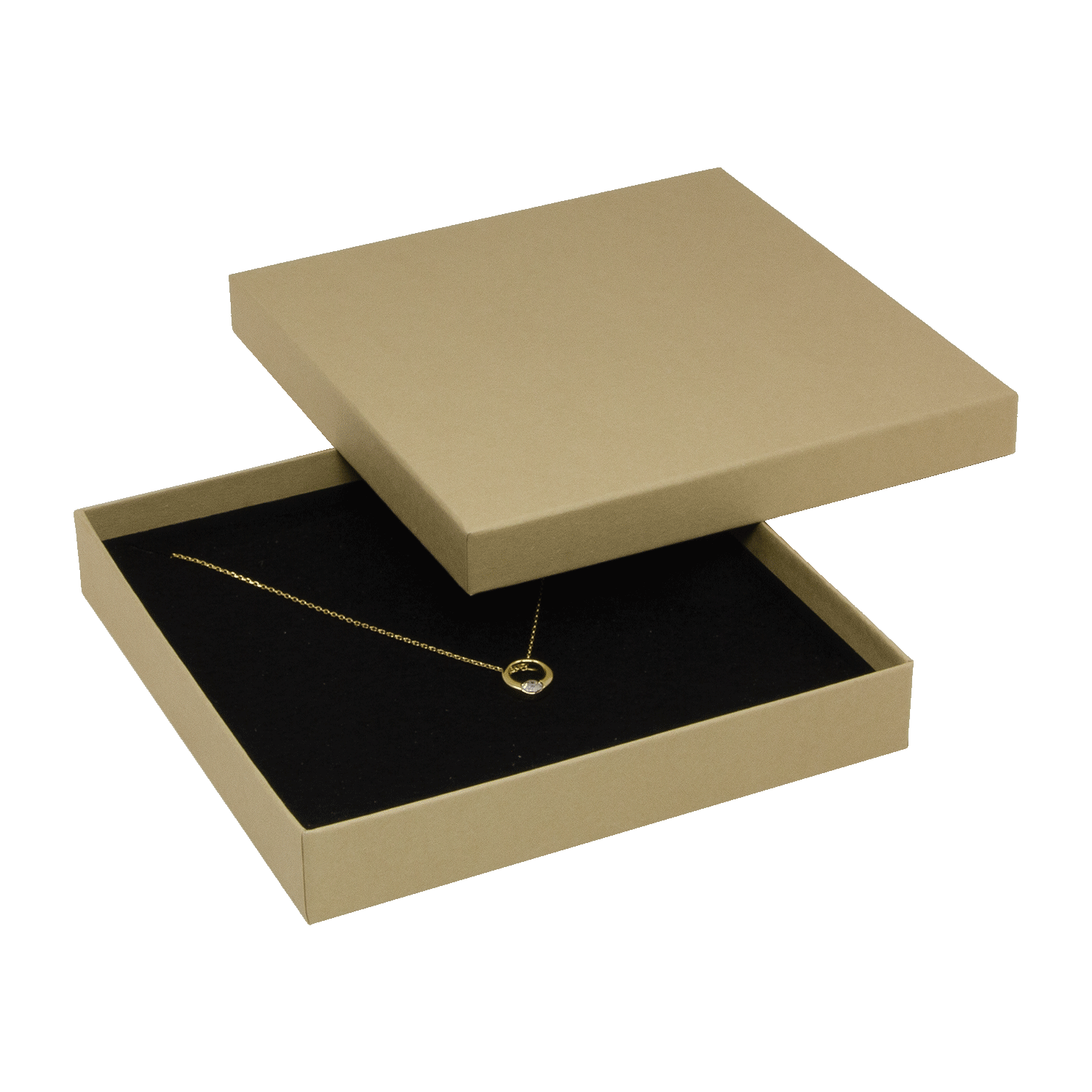 Boîtes à bijoux en carton recyclé pour colliers