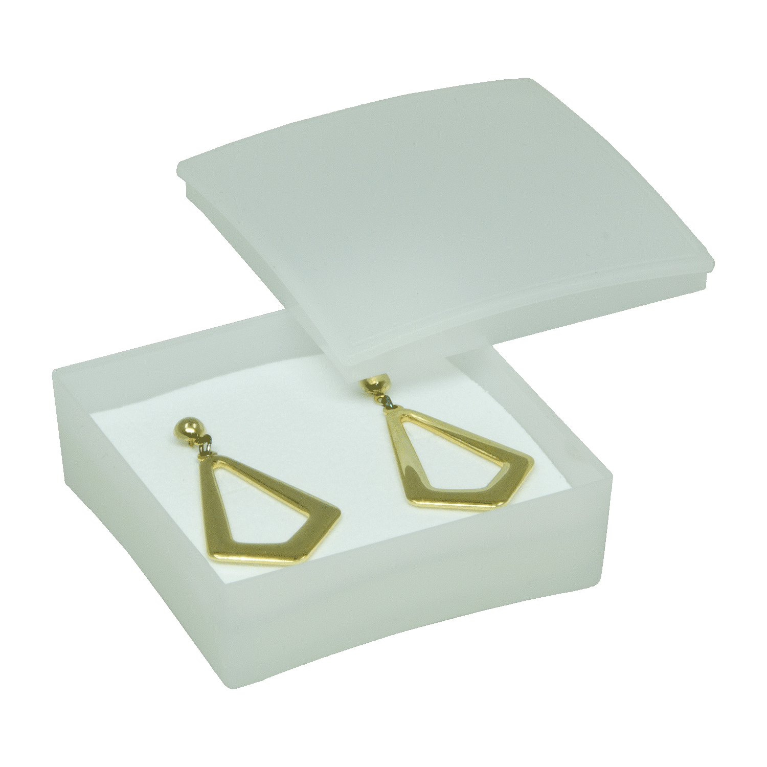 Boîtes plastiques pour pendentifs - boucles d'oreilles