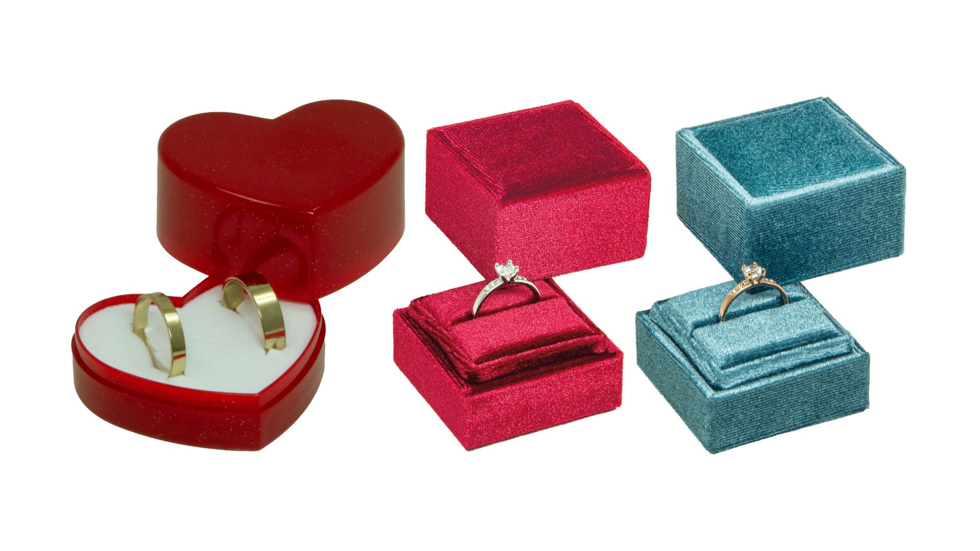 Emballages exclusifs pour bagues, pour des moments particuliers