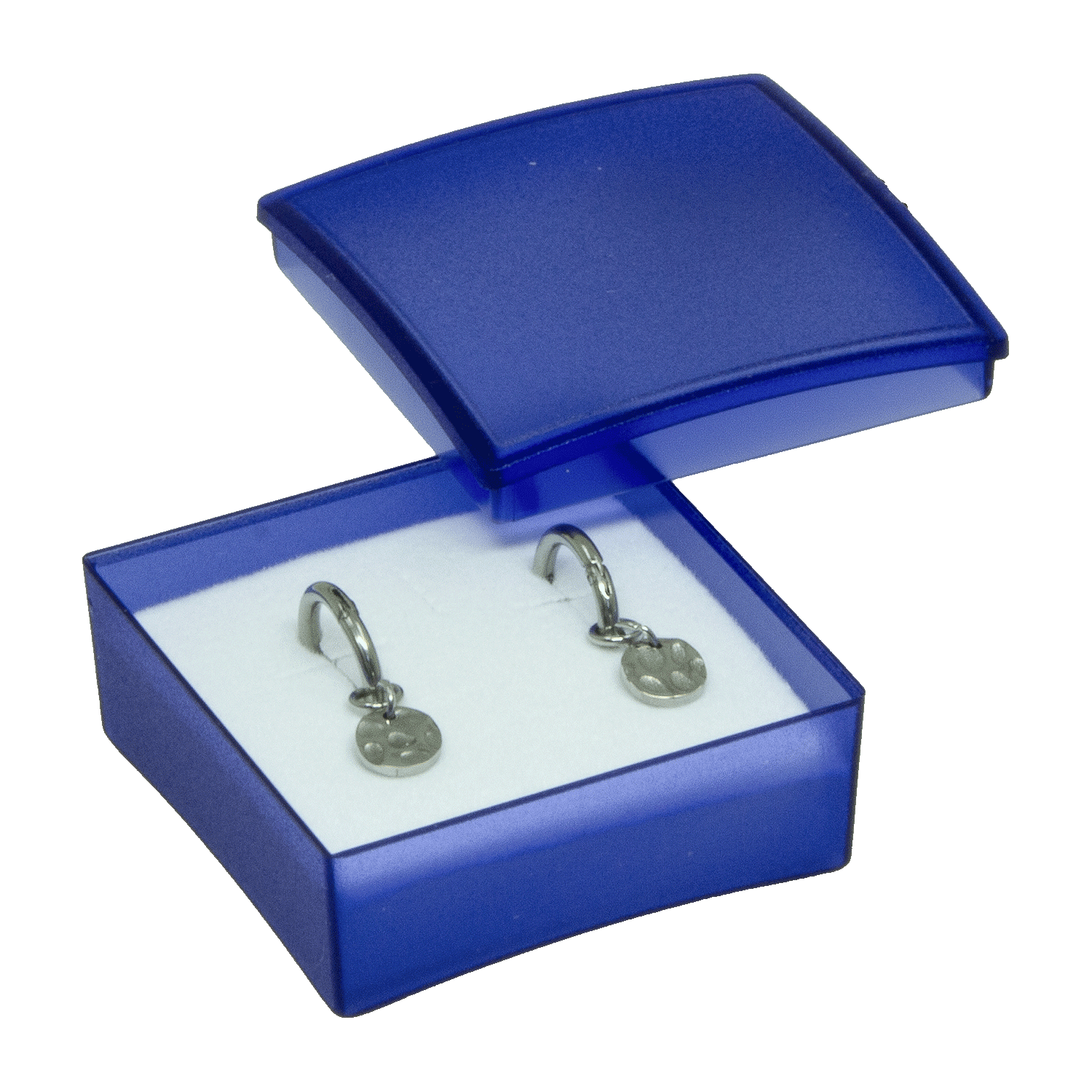 Boîtes plastiques pour boucles d'oreilles
