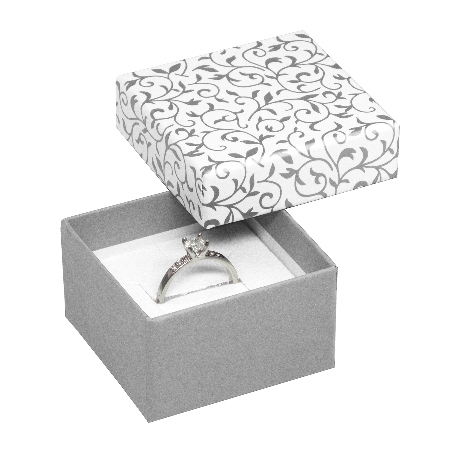 Boîtes à bijoux en carton pour bagues - alliances - boucles d'oreilles Boîtes à bijoux en carton pour bagues - alliances - boucles d'oreilles