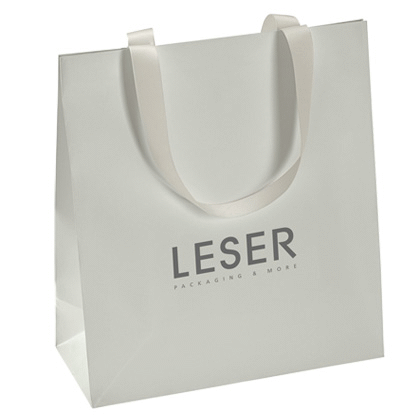 Elegante Tragetasche mit Seidenband